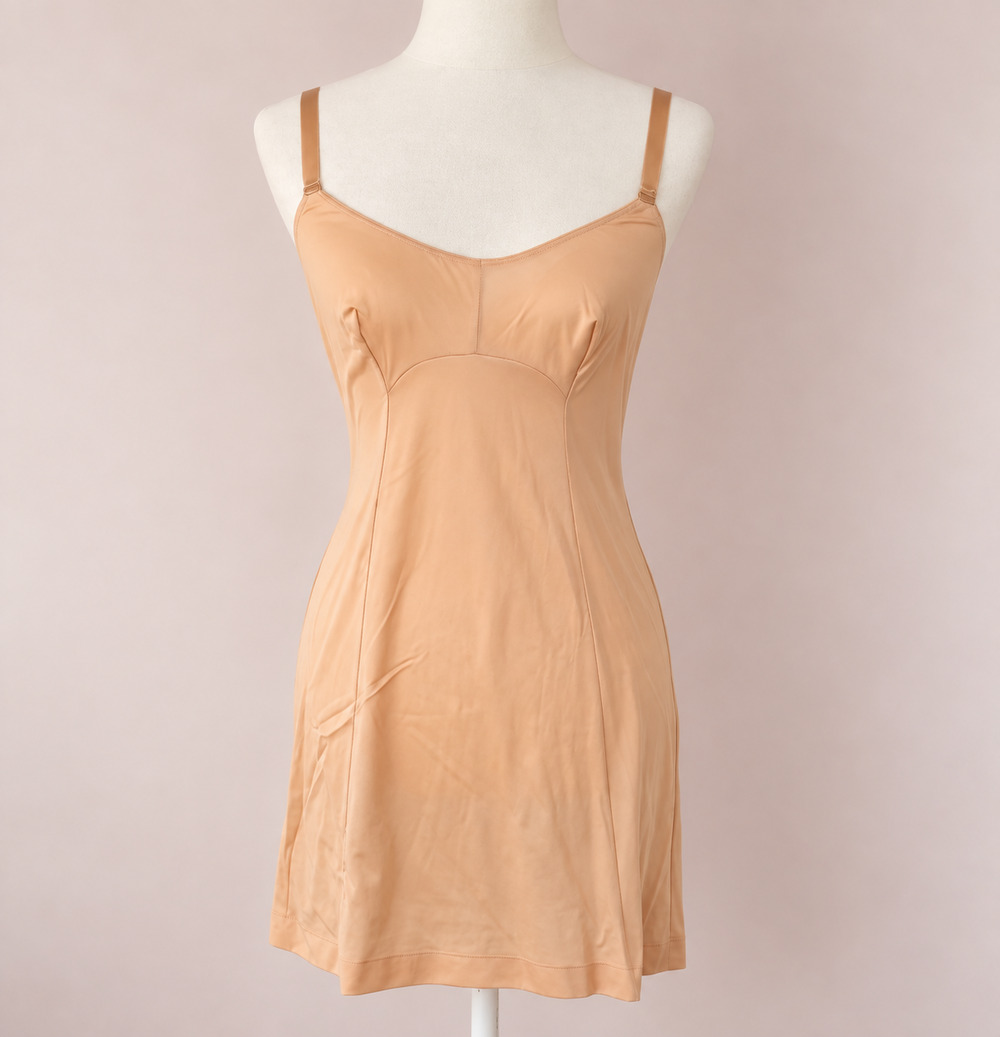 Vintage Vanity Fair Peach Nylon Slip Dress | Mid-Century Lingerie | Women's S/32